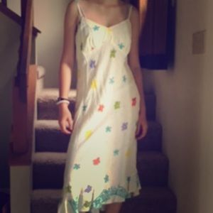 Long white floral Jams World Dress